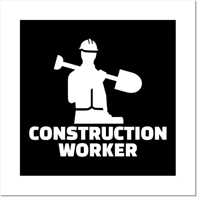 Construction worker Wall Art by Designzz